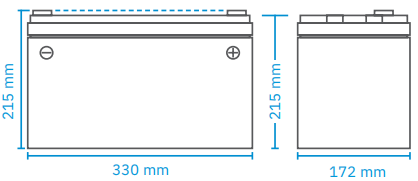 12.8V 100Ah 1280Wh Deep cycle battery pack