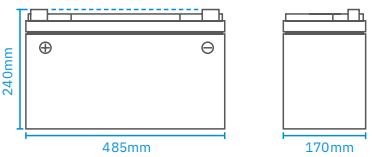 12.8V 150Ah 1920Wh Deep cycle battery pack