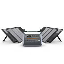 It sports a LiFePO4 battery for over 3,000 charge cycles. Charge it with up to 1000W of solar power.  It sports a LiFePO4 battery for over 3,000 charge cycles. Charge it with up to 1000W of solar power.